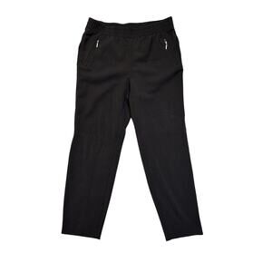Chico's Women’s Size 0 Small Pull On Pants Elastic Waist‎ Casual Stripes Pockets